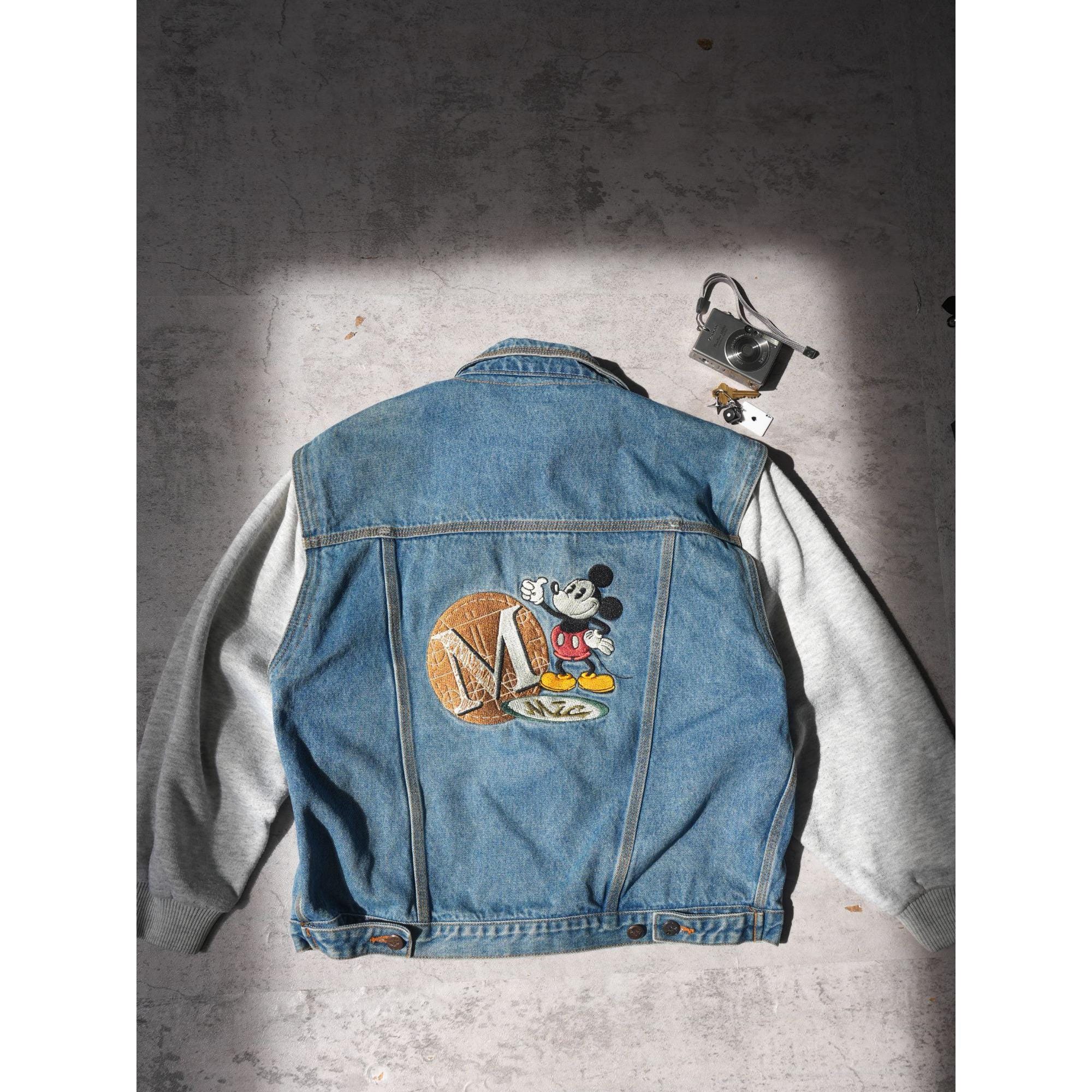 Vintage Mickey Mouse Denim Jacket - Etsy