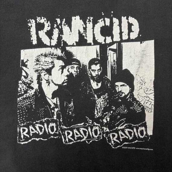 L - 2001 Rancid “Radio Radio Radio” Album T-Shirt - image 3