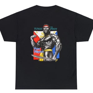 Filipino Strength Tunay na Pinoy Shirt Vintage Design 90s New Print T-shirt Unisex Heavy Cotton Tee