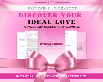 MANIFEST IDEALE LIEBE | Visualisiere & ziehe die beste Person für Dich an | Ideal Partner Workbook von einem Psychiater