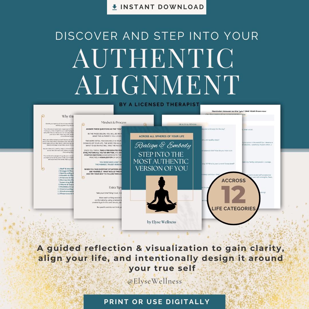 REALIGN and EMBODY Life ALIGNMENT Tool | Guided Reflection Questions ...