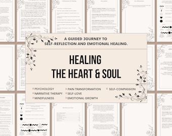 Emotional Healing Workbook | Narrative Therapy, Self-Reflection (Digital Download)