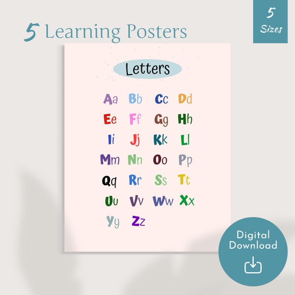Preschool Learning Posters