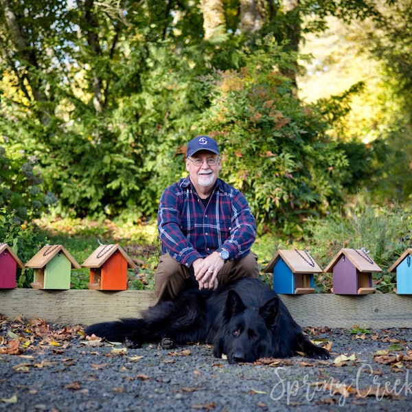 Songbird Feeder Beautifully Handcrafted For Wild Birds From Pacific Northwest Cedar