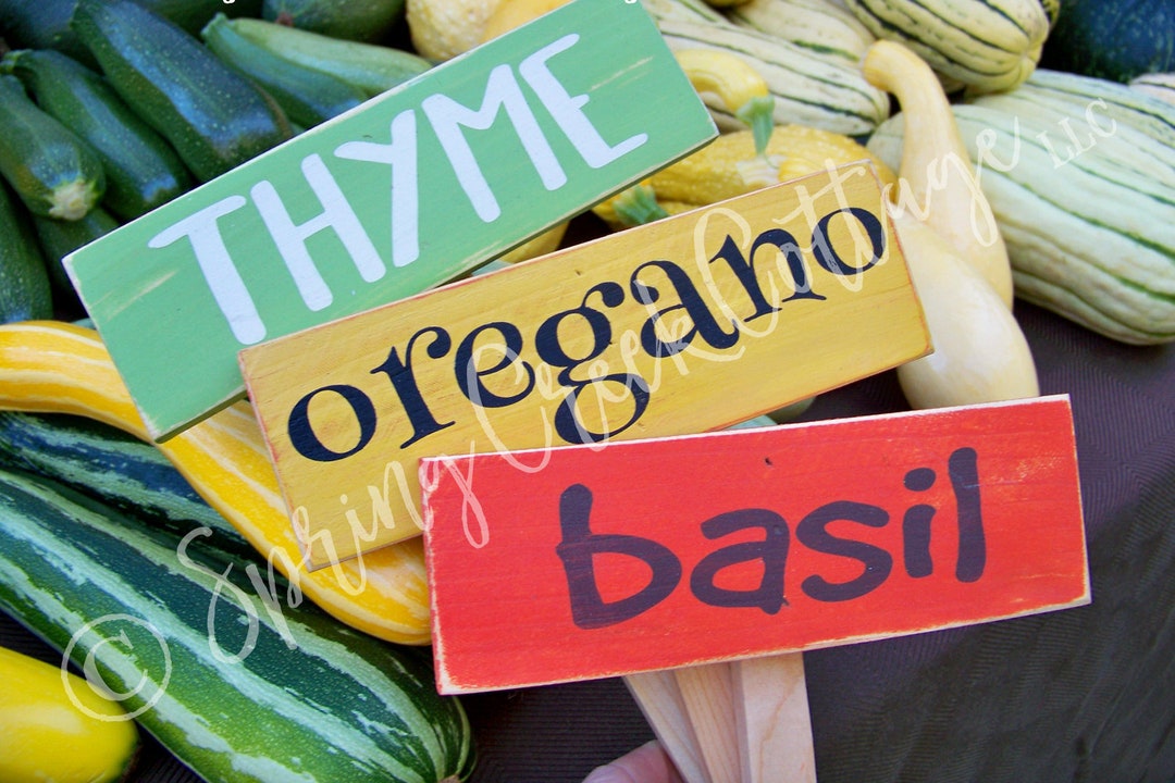 Garden Markers Plant Tag Garden Signs Garden Row Markers Etsy