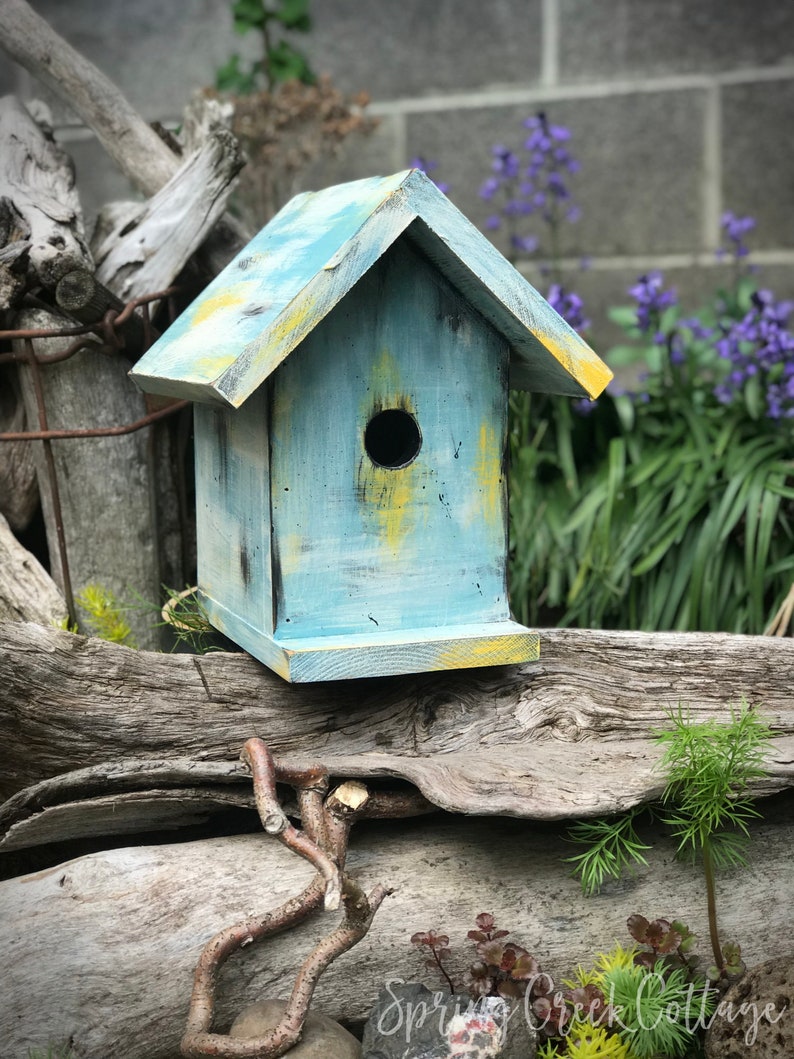 Songbird Nesting Box Beautifully Handcrafted Bird House For Wild Birds From Pacific Northwest Cedar image 2