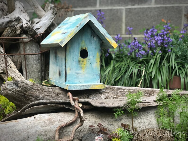 Songbird Nesting Box Beautifully Handcrafted Bird House For Wild Birds From Pacific Northwest Cedar image 1