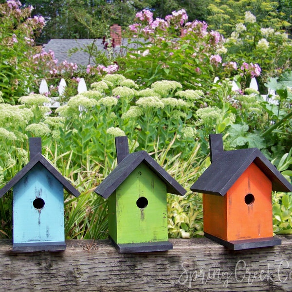 Songbird Nesting Box Beautifully Handcrafted Bird House For Wild Birds From Pacific Northwest Cedar