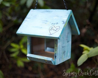 Songbird Feeder Beautifully Handcrafted For Wild Birds From Pacific Northwest Cedar