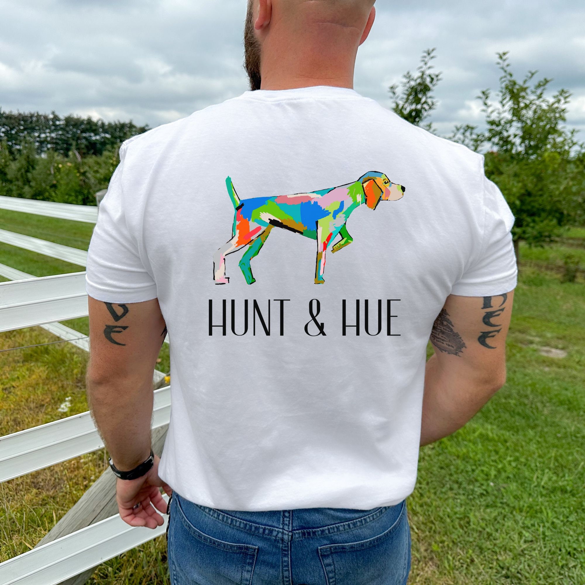 German Shorthaired Pointer Shirt Mens Hunting Tshirt GSP Shirt Bird Dog