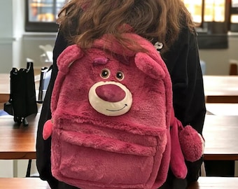 Nueva mochila bonita de Toy Story/mochila escolar de gran capacidad para escuela secundaria y universitaria de felpa/mochila Adorable para estudiantes