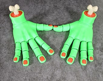 Zombie hands, 3d printed, Halloween, spooky decor, decorations, gothic decor