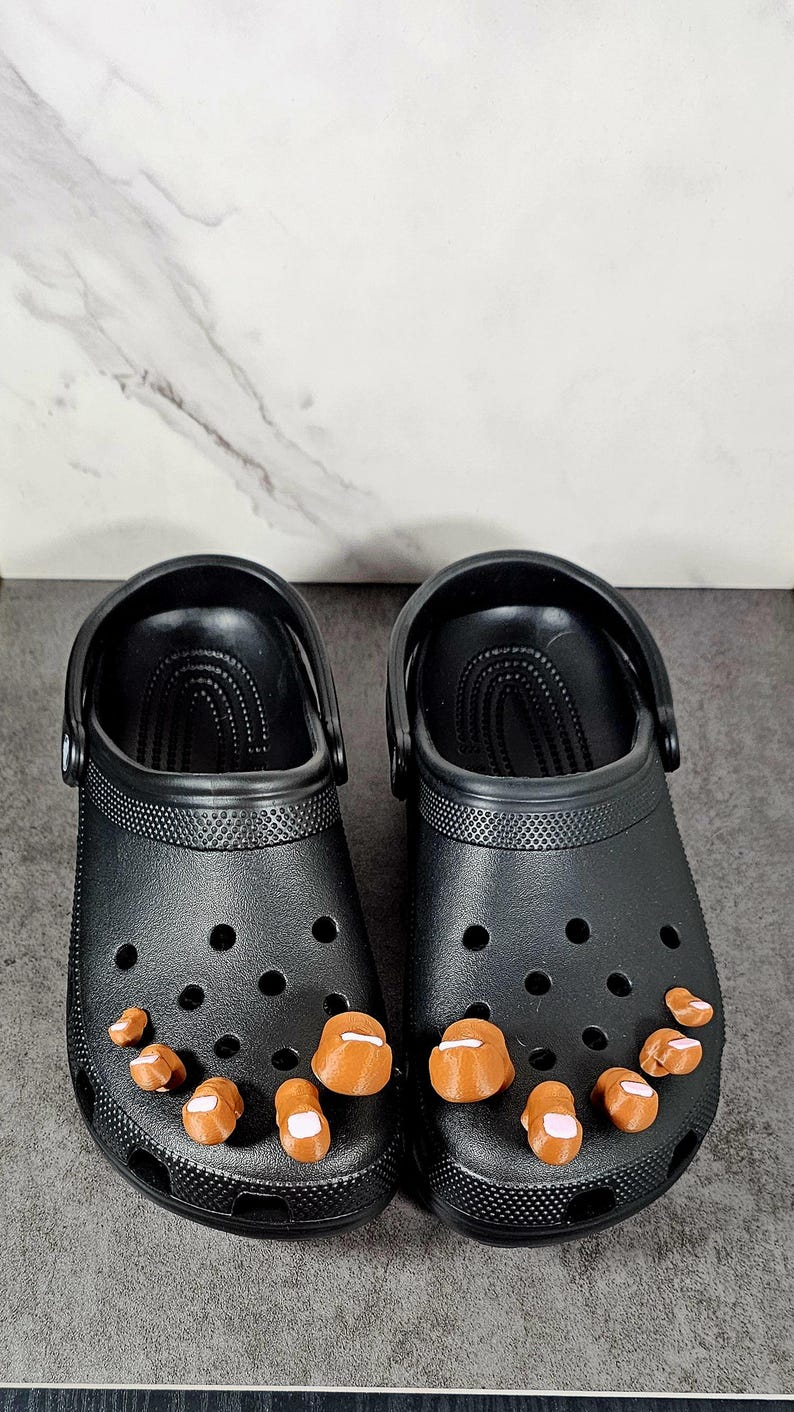Realistic Crocs Croc Toes, Croc Charms, Realistic Shoe Charms, Stocking Stuffer, Gag ...