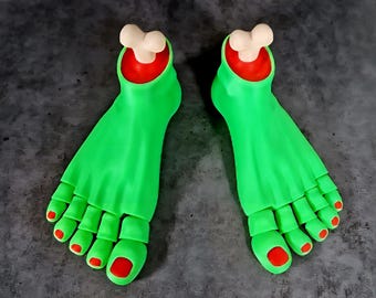 Zombie Feet, Halloween, Spooky decor, Decorations, Gothic decor.