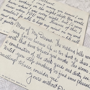 Vintage Unique/Rare Ex Sup Co Chicago Arcade Blague mariage carte de correspondance