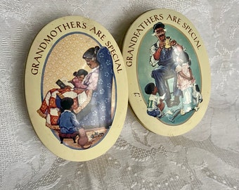 Vintage 1983 Avon Grandmothers/Grandfathers Are Special Tin Set