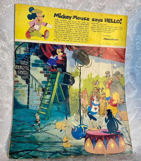 Vintage 1973 Disneyland Magazine - Etsy