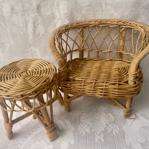 Antique Wicker Furniture - Etsy