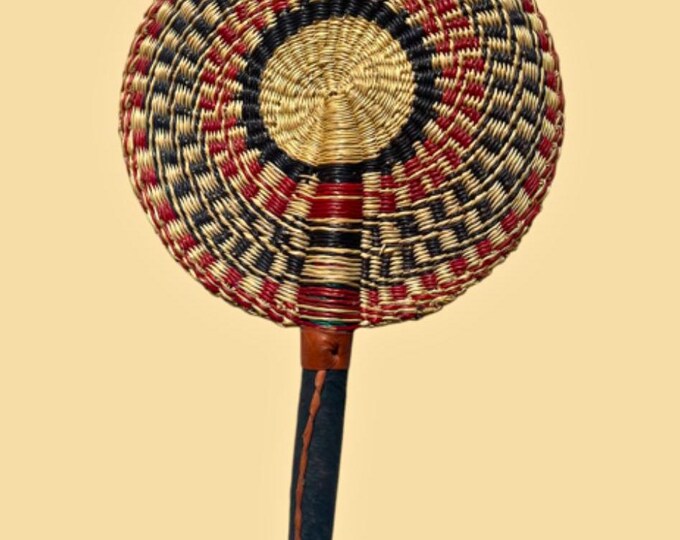 African Handwoven Decorative Fan | Handwoven African Fan | Handwoven ...