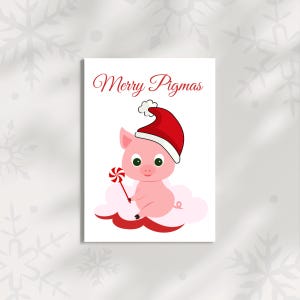 Funny Christmas Card Humorous Holiday Greeting Card Witty Merry Christmas Card for Friends and Family