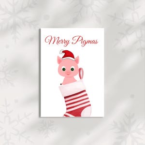 Grappige kerstkaart Humoristische vakantie wenskaart Geestige vrolijke kerstkaart voor vrienden en familie