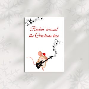 Funny Christmas Card Humorous Holiday Greeting Card Witty Merry Christmas Card for Friends and Family