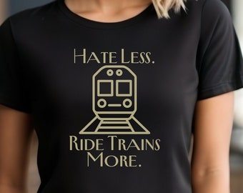 Transit Rider Shirt, Gift For Railfan, Railfan Tee, Women's Transit Shirt, railfan t-shirt, Train Enthusiast