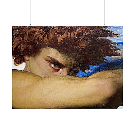 絵画 Light and Fallen Angel Fallen Angel Poster, Fallen Angel Canvas Art, Alexandre Cabanel
