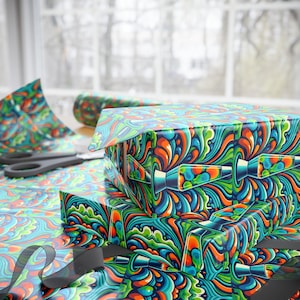 Lava Cascade Wrapping Paper
