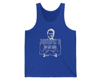 Funny Pilates Workout Tank Top 'Joseph P. is My MVP' - Unisex Tanktop - Classic Reformer Pilates Yoga Shirt Men Women Adult - Sarcastic Yogi