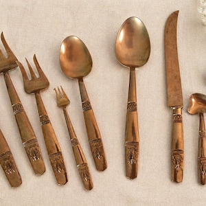 Thai Brass Flatware - Etsy