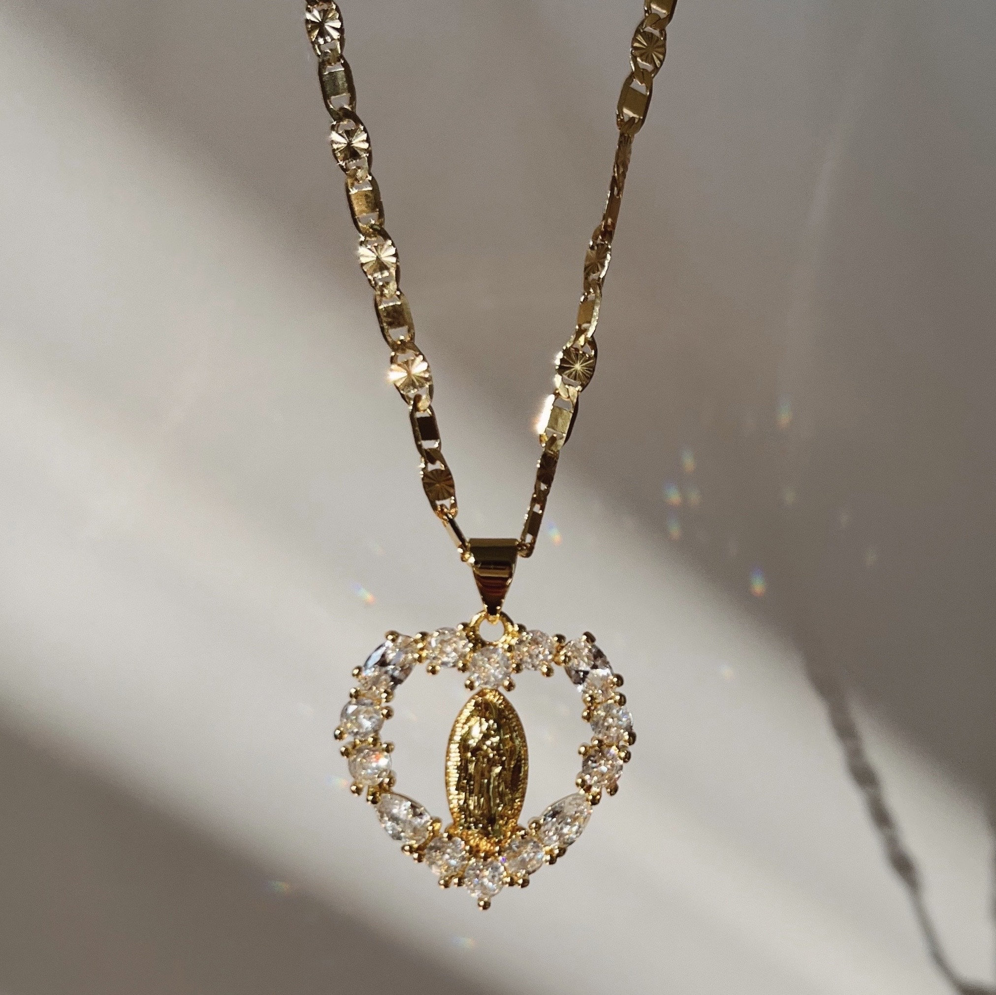 Virgin Mary ,Virgen de Guadalupe  Necklace, collar virgen de Guadalupe, catholic necklace , collar religioso, catholic,