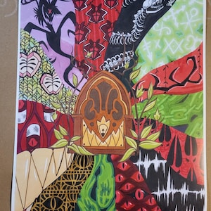 Hazbin Hotel digital fanart print Alastor&#39;s Radio