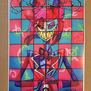 Multicolor Hazbin Hotel Alastor fanart