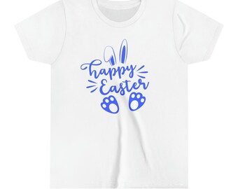 Happy Easter Design Jeugd T-shirt met korte mouwen