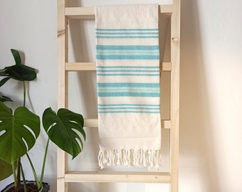 Handwoven Organic Cotton Bath Towel for sensitive skin // Loom Love