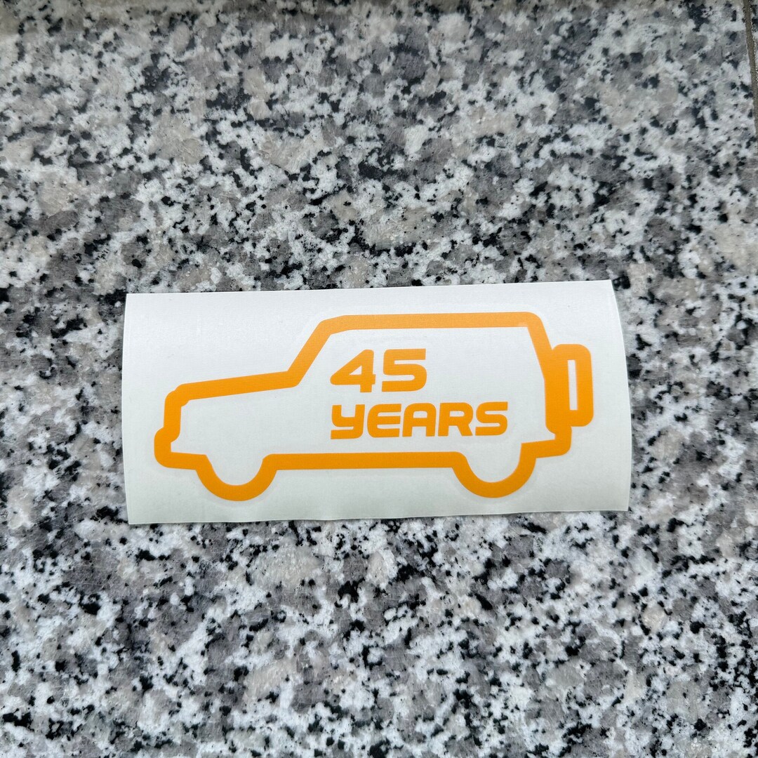 Sticker for the 45th Anniversary of the Mercedes G-class - Etsy