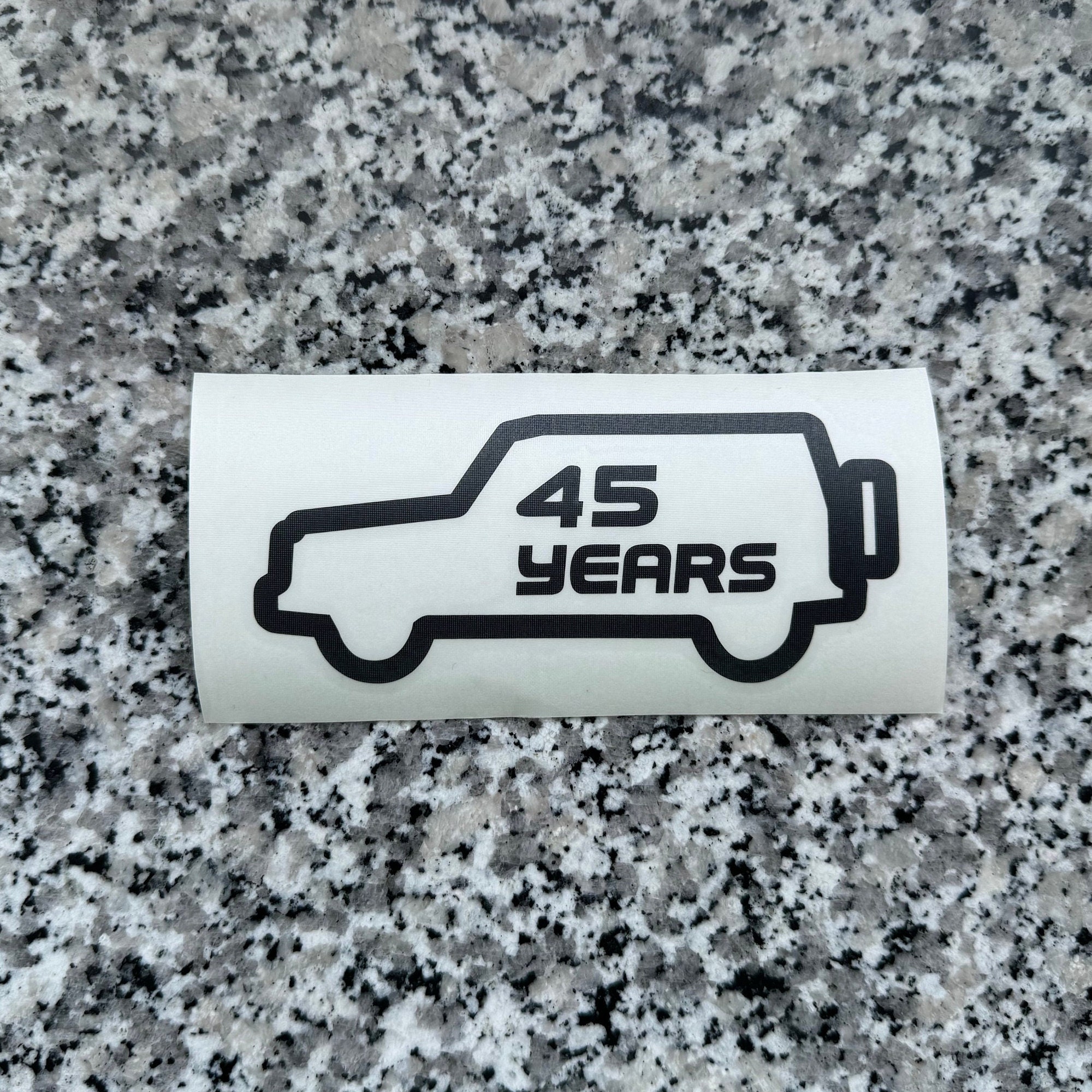 Sticker for the 45th Anniversary of the Mercedes G-class - Etsy