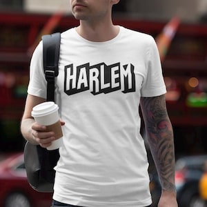Harlem NYC Adult T Shirt, Harlem Week, Harlem Day, NY Shirt, Uptown Streetwear, Harlem Shirt, New York Fashion Tee, Unisex Cotton Tee