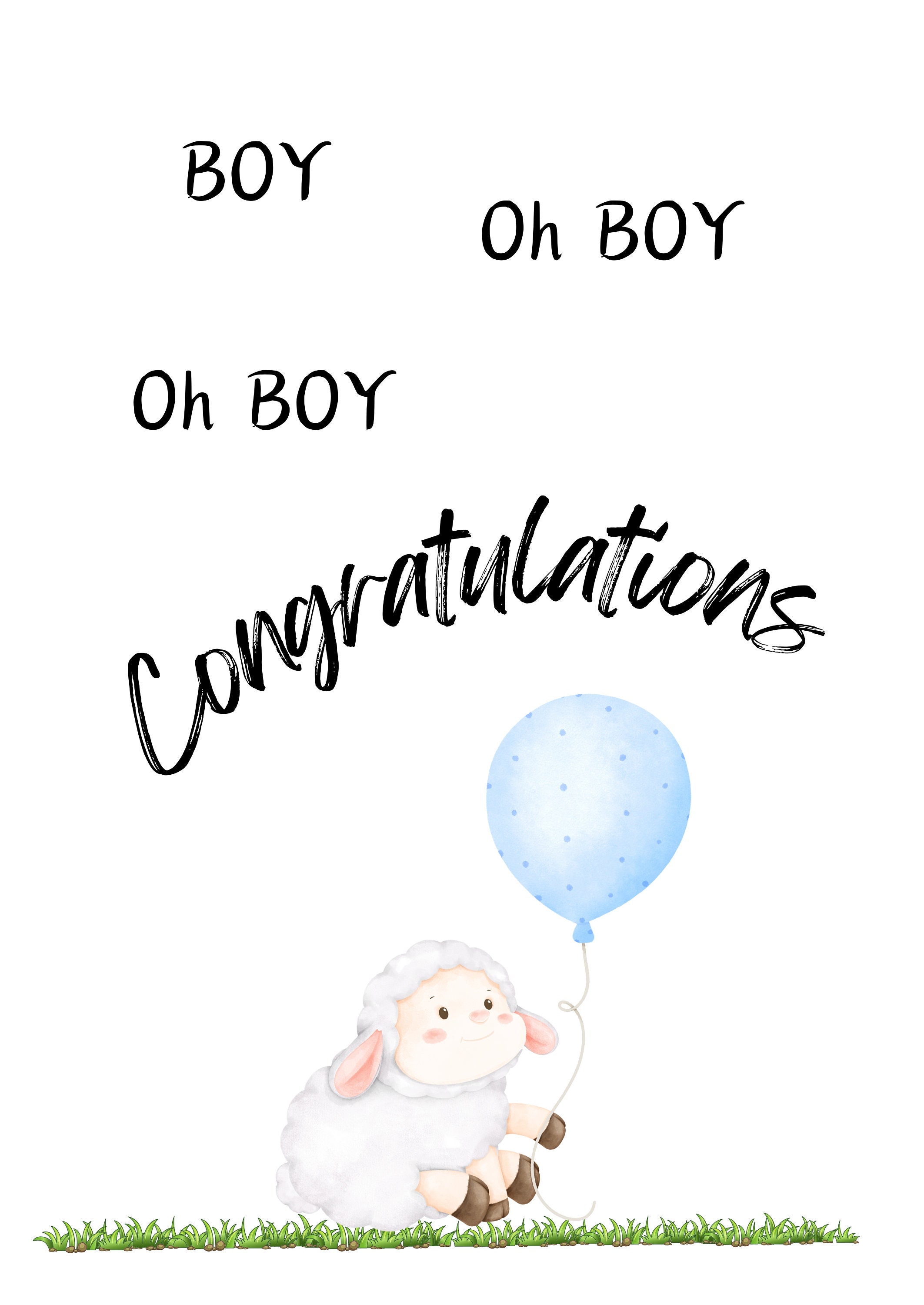 Baby Boy Congratulations Card Printable Baby Card For Baby Boy Baby boy congratulations card printable baby card for baby boy