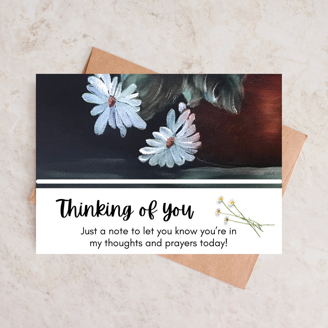 Printable Thinking of You & Sympathy Card for Bereavement - Loss ...