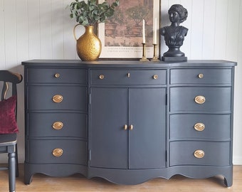 Elegant and Classy Black Dresser