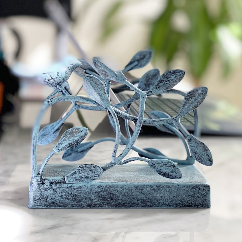 Blue Metal Storage Antique - Etsy