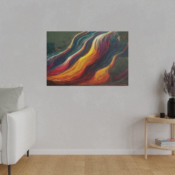 Synesthetic Soundscapes: Visual Music Art - Auditory Sensations  Matte Canvas, Stretched, 0.75"