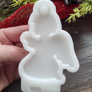 Silicone Angel Mold for Epoxy Resin, Christmas Ornament Mold, DIY Holiday Decoration, Resin Casting Mold for Crafts and Gifts