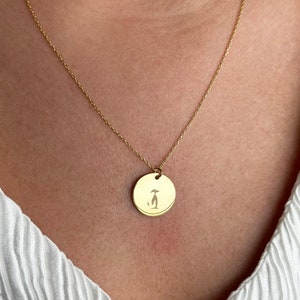 Penguin Necklace · 925 Sterling Silver · Winter Jewelry · Cute Animal Pendant · North Pole Necklace · Gift for Her · Jewelry for Daughter