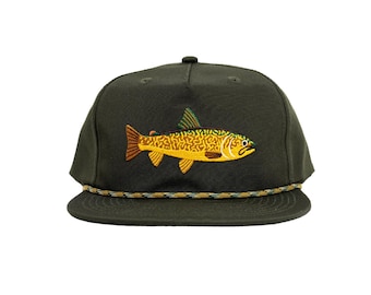 Cappello da pesca alla trota - Cappello in poliestere Ottimo regalo per i pescatori a mosca