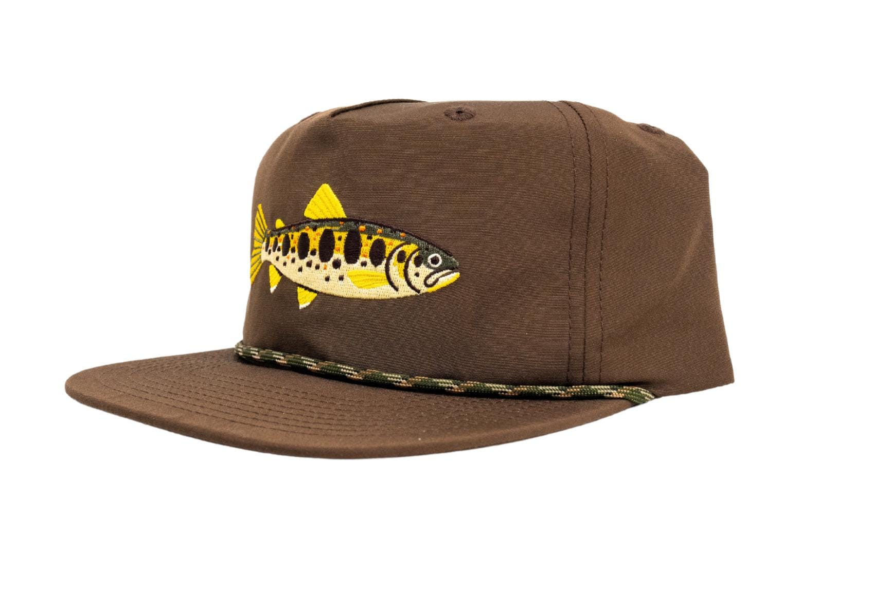 Fish Rope Hat 100% Polyester Fly Fishing One Size Fits All - Trout - Etsy