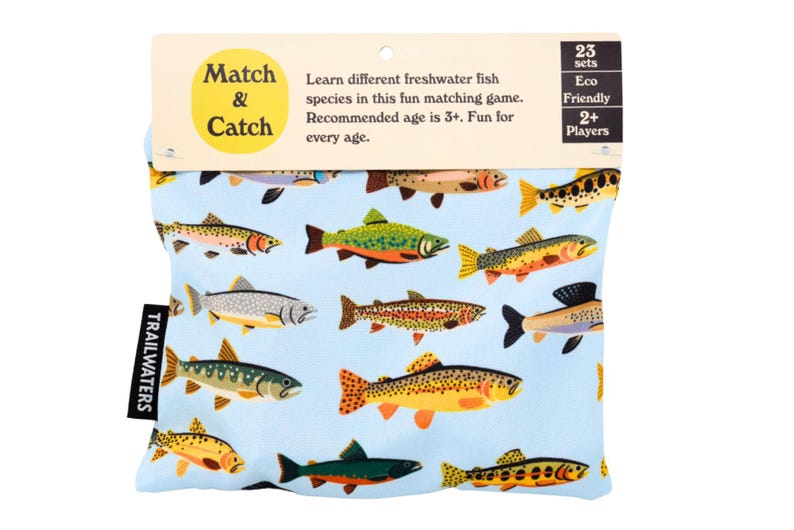 Match and Catch Memory Game - Native Trout Card Game for Kids - Great ...