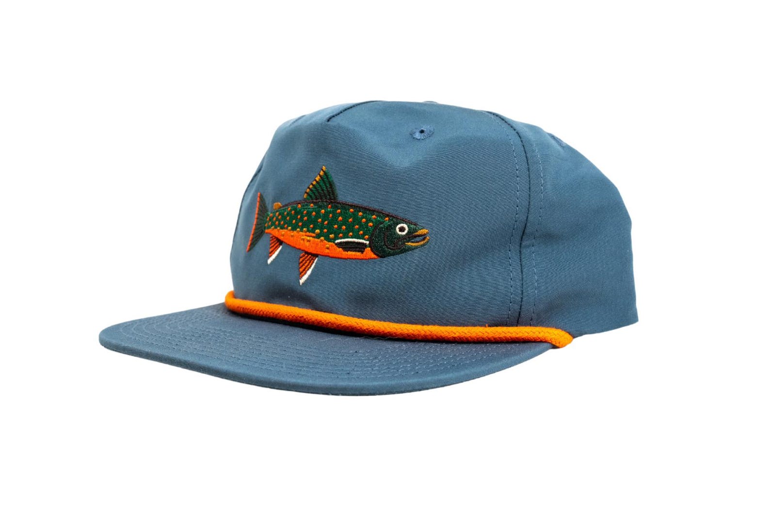 Dolly Varden Fish Hat Rope Hat 100% Polyester Fly Fishing One Size Fits ...